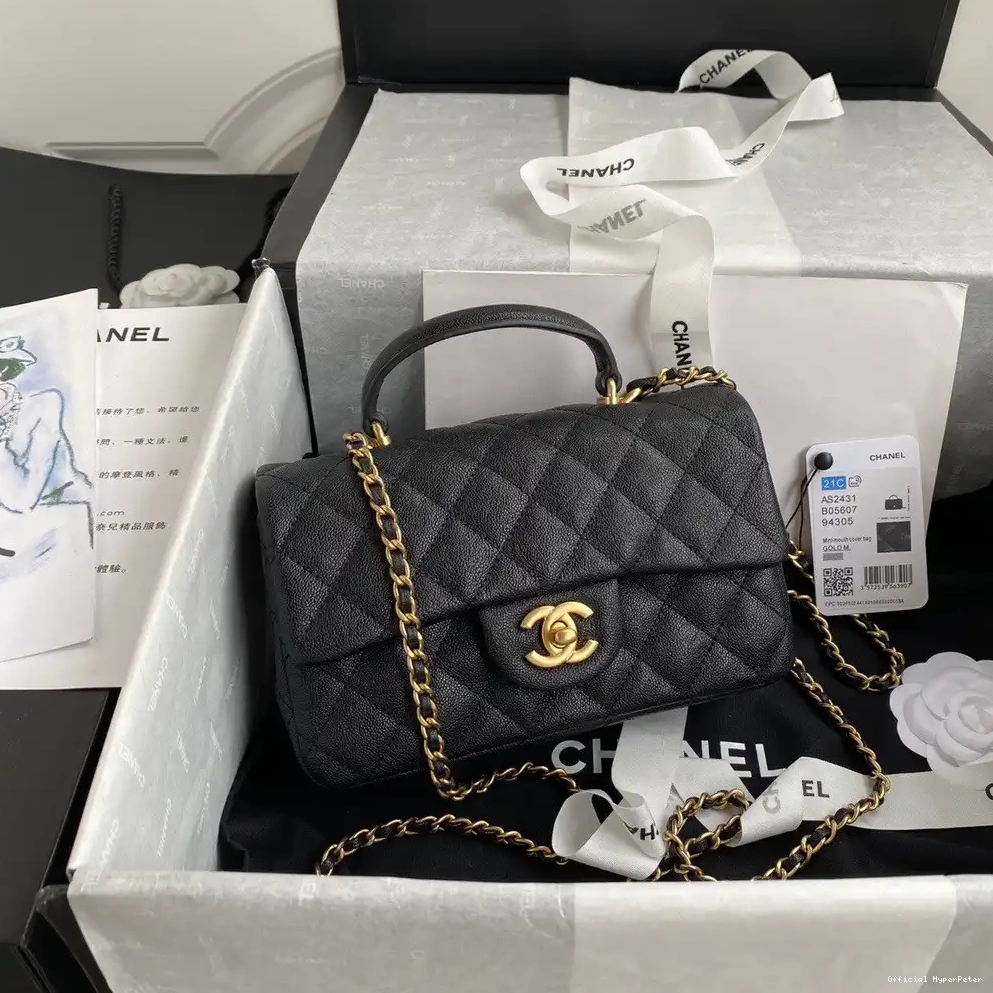 HyperPeter HANDLE FLAP MINI CHANEL BAG TOP WITH 0501